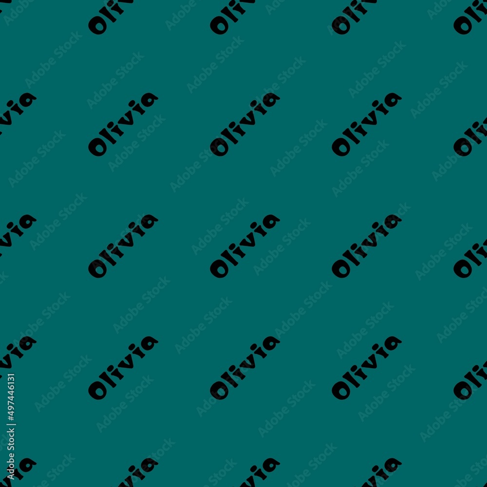The female name is Olivia. Background with the female name Olivia. Seamless pattern. A postcard for Olivia. Congratulations for Olivia. The female name is Olivia. Background with the female name Olivia. Seamless pattern. A postcard for Olivia. Congratulations for Olivia.