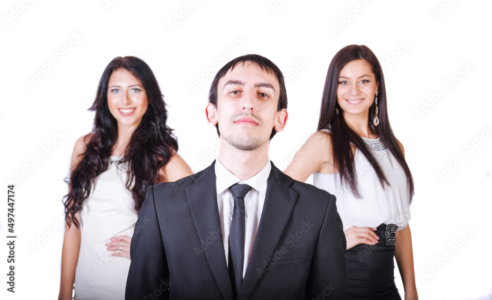 Behind every successful young businessman there are competent girls referents