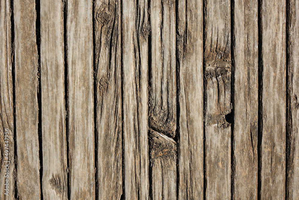 Obraz premium ウッドデッキ 背景素材