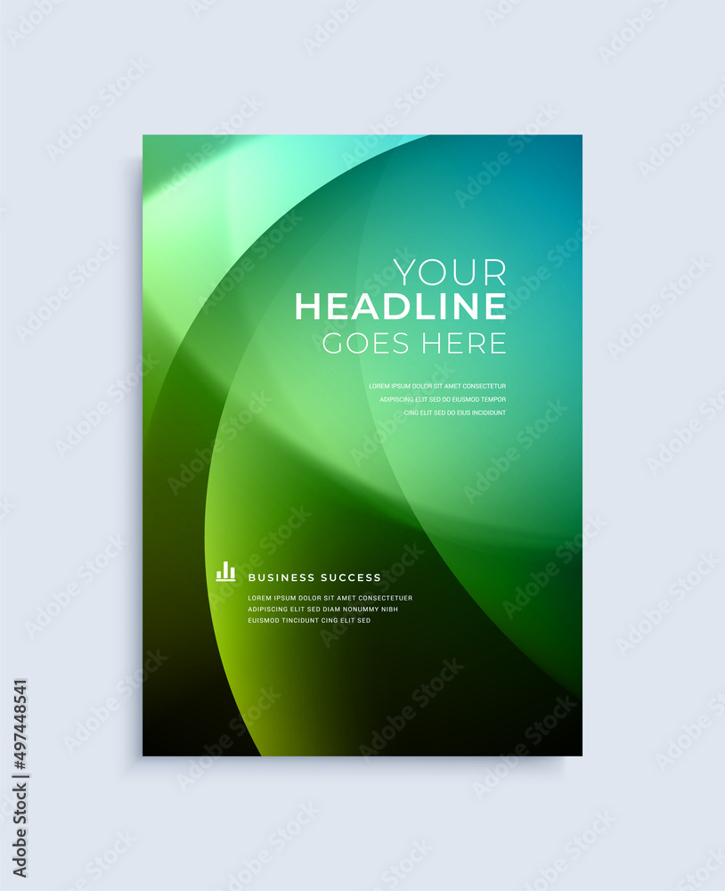 Fototapeta premium Modern abstract cover design template. Vector illustration Eps 10.