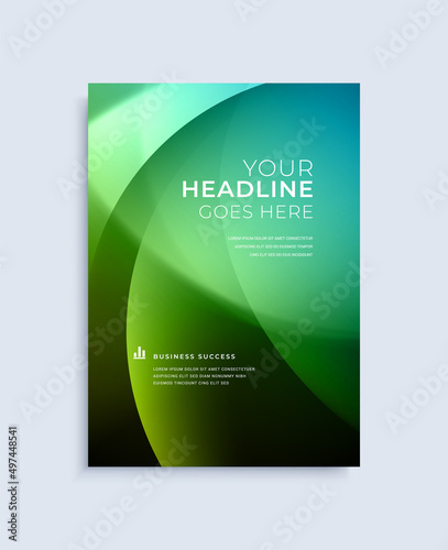 Modern abstract cover design template. Vector illustration Eps 10.