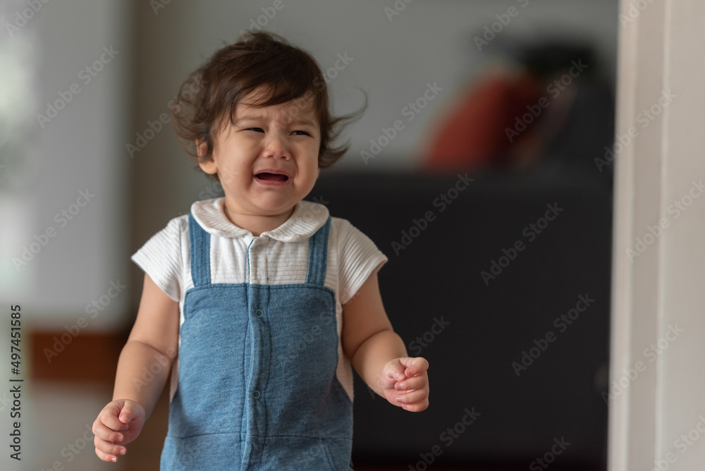 child baby little person are crying at home, newborn are cry and living indoor a house with family, concept of childhood care and comforting child baby little person are crying at home, newborn are cry and living indoor a house with family, concept of childhood care and comforting