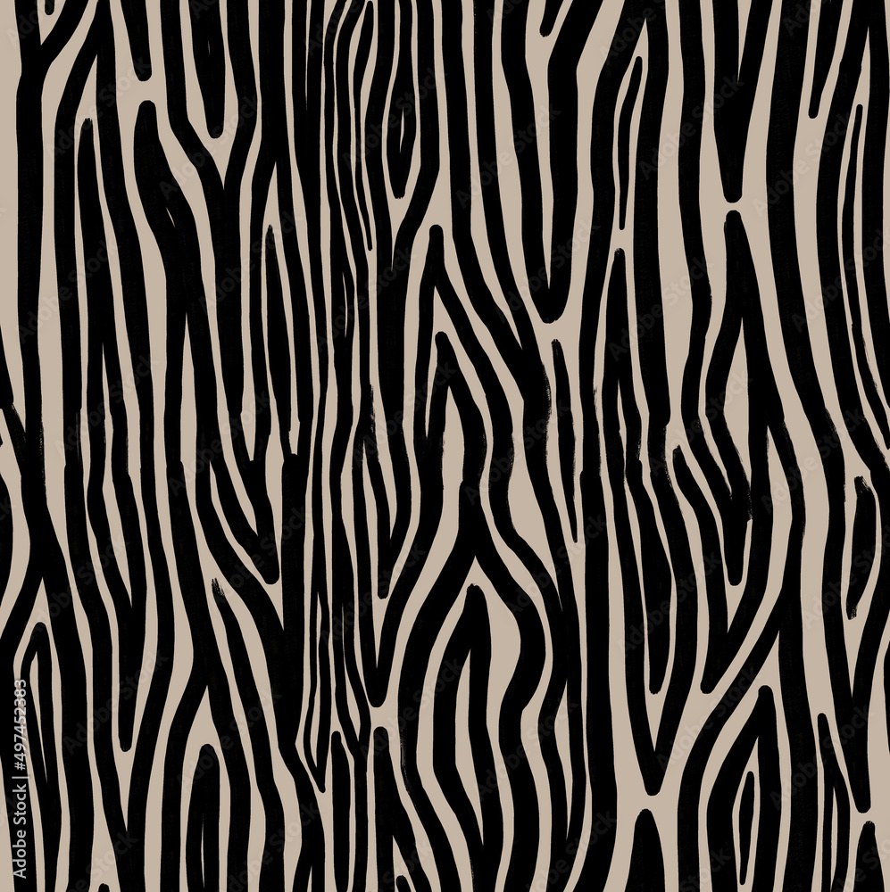 Animalistic bright pattern with the color of a wild leopard. Exotic savannah imitation of the skin of wild animals, zebra, jaguar, giraffe. Printable seamless pattern