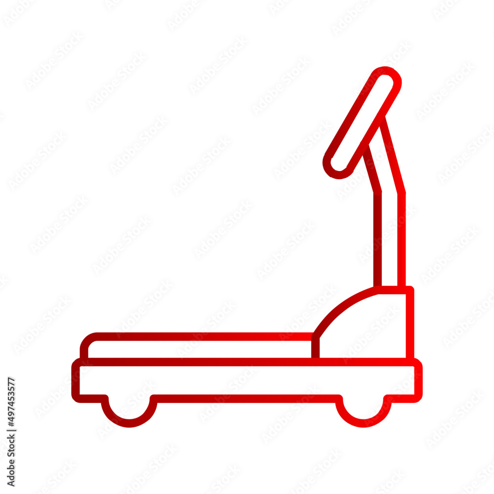 Fototapeta premium Treadmill Icon
