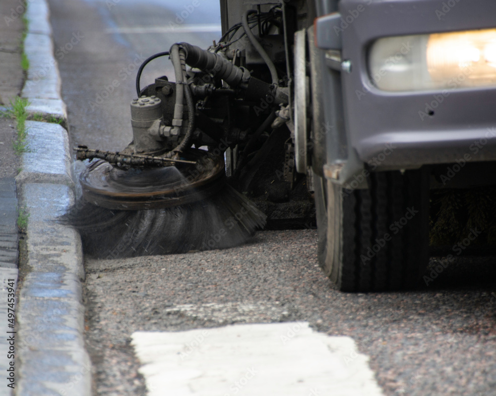 Street cleaner machine