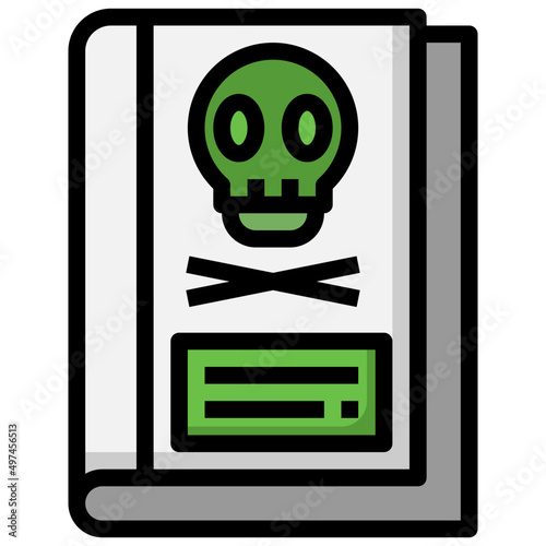 BOOK filled outline icon,linear,outline,graphic,illustration