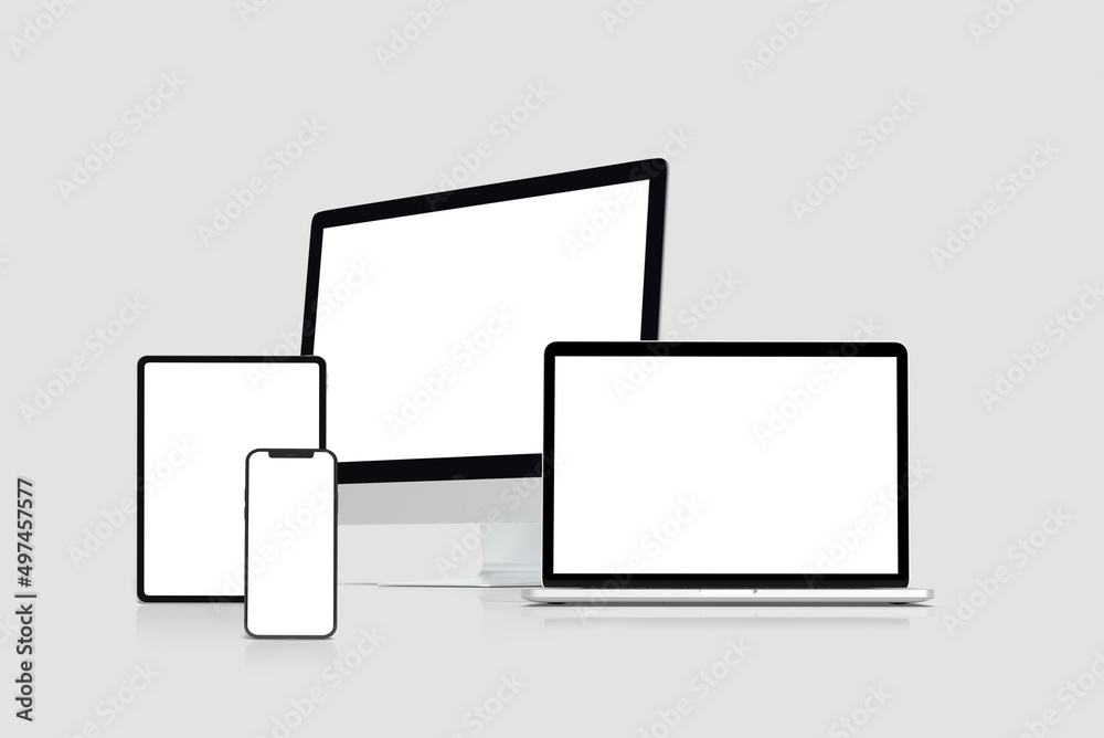 Blank Multi Device website Mockup Blank Multi Device website Mockup