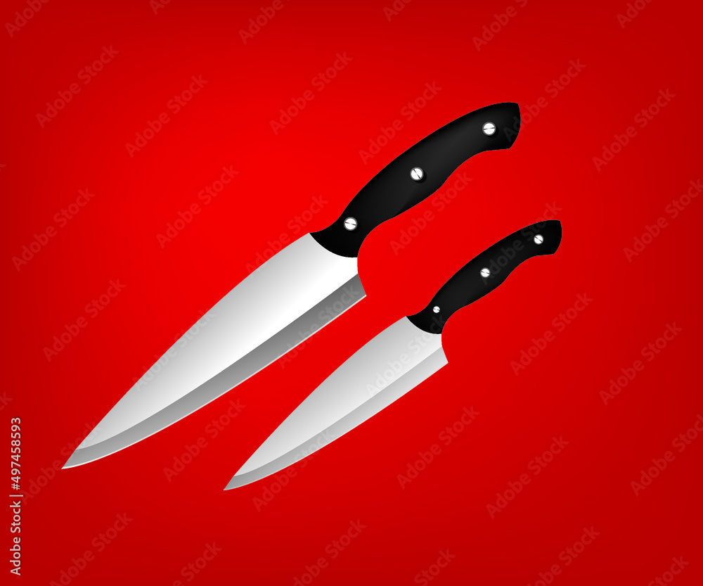 Obraz premium knife Illustrator Drawing 