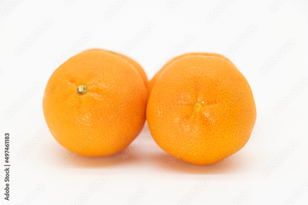 small orange isolated on white background small orange isolated on white background
