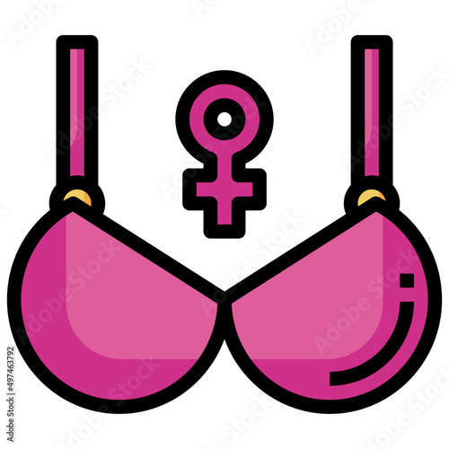 BRA filled outline icon,linear,outline,graphic,illustration