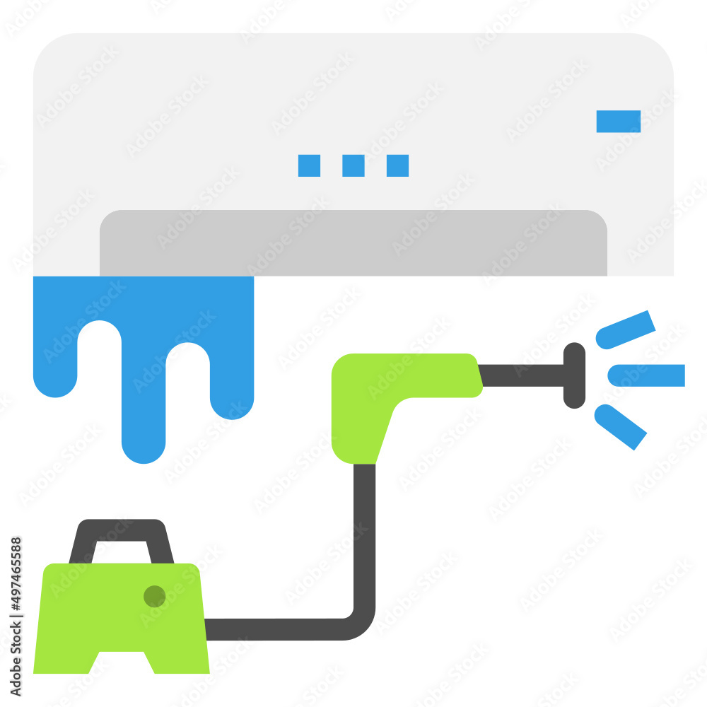 Fototapeta premium clean air flat icon