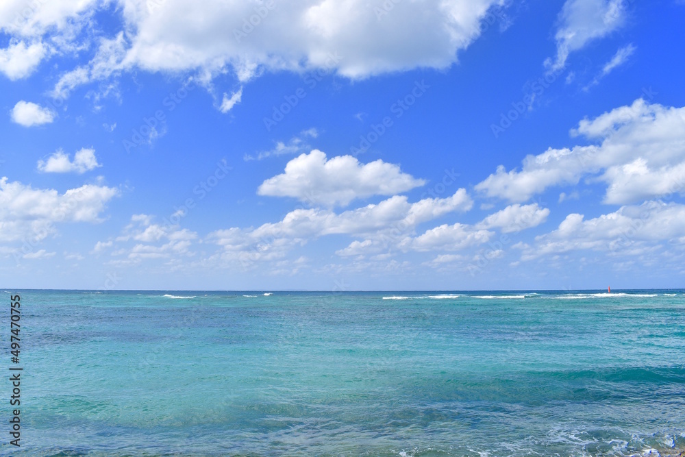Obraz premium 沖縄の綺麗な海