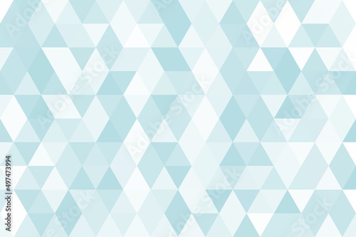 正三角形のランダムパターン背景（水色）