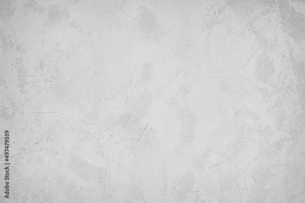 Naklejka premium White concrete texture wall background. Abstract pattern floor rough grey cement stone.