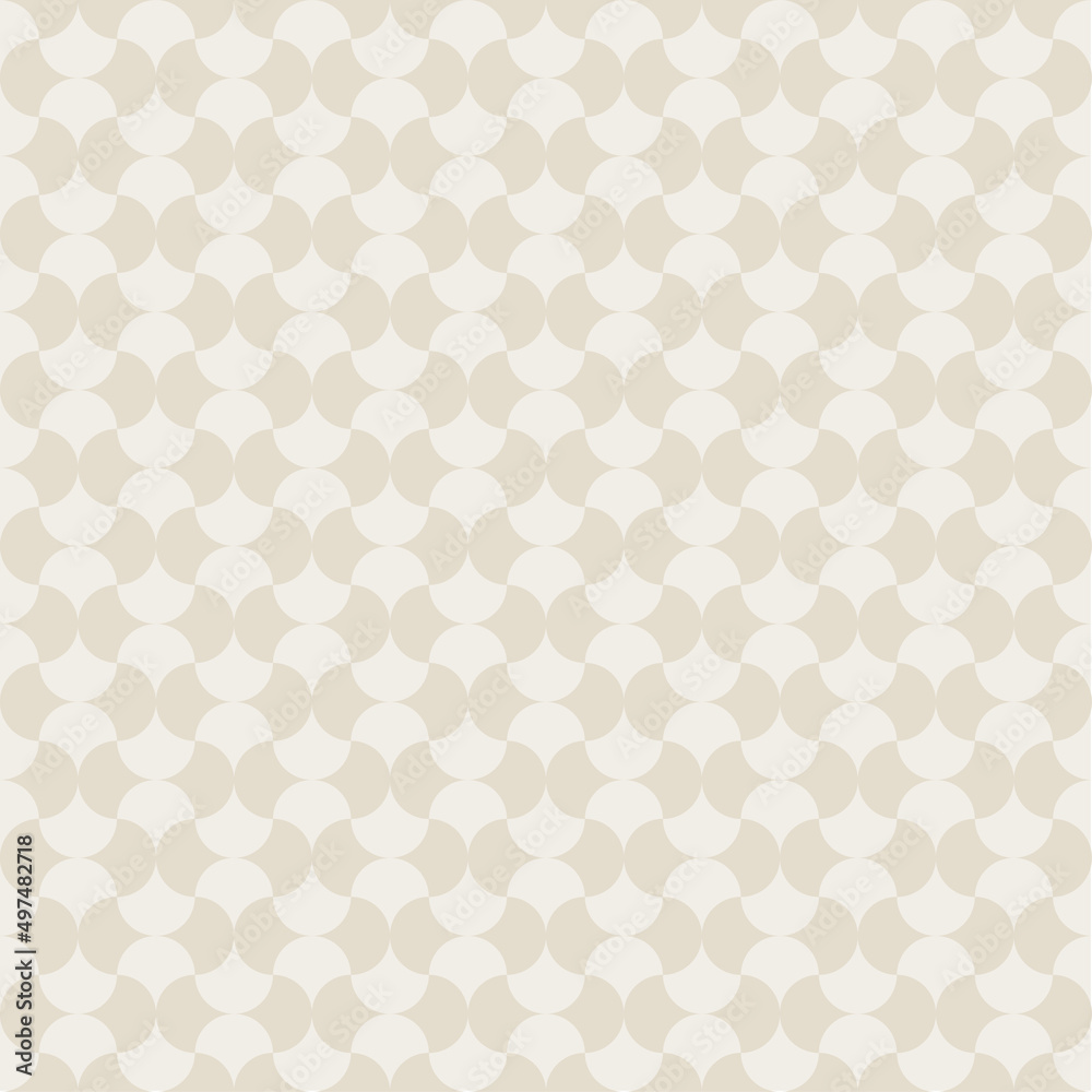 Arabic seamless pattern grid round shapes tiles. Arabic seamless pattern grid round shapes tiles.