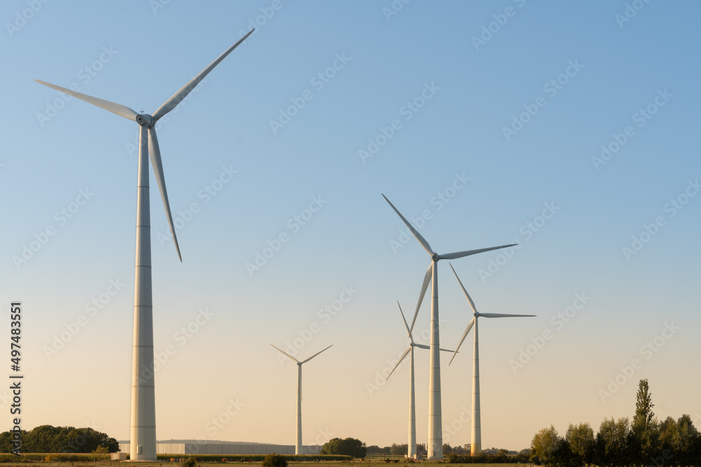 Erneuerbare Stromgewinnung durch Windpark