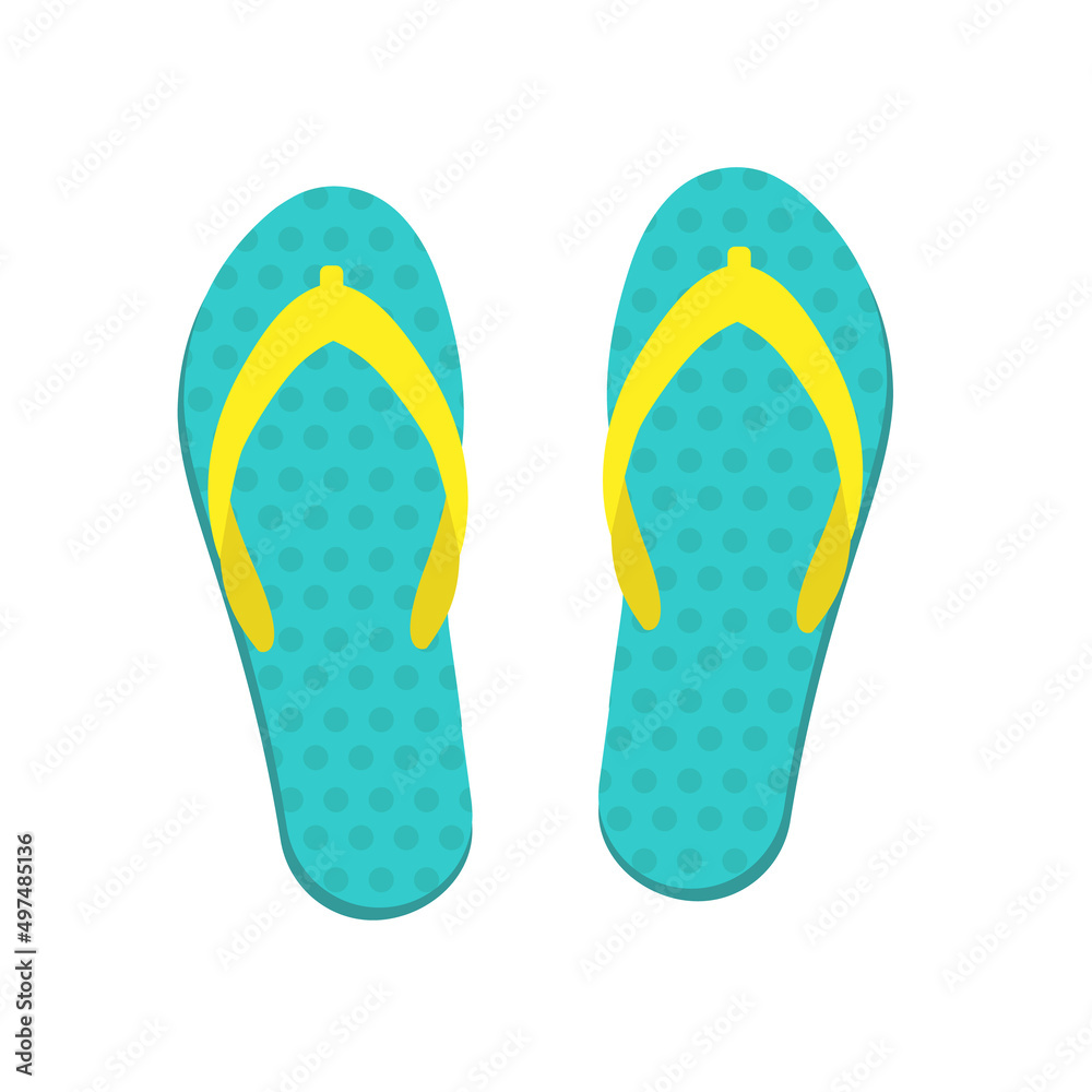 Sandal beach wear multicolor.Flip flops