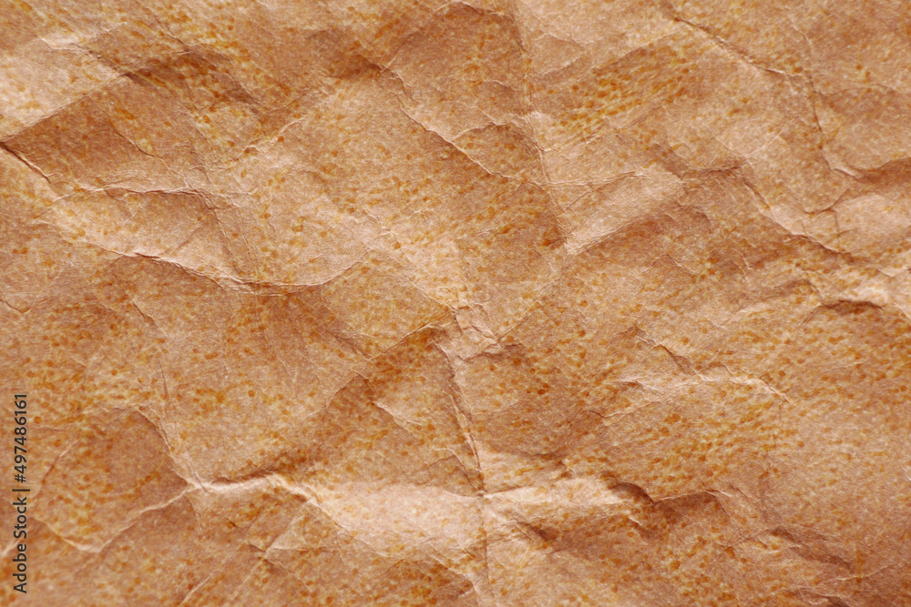 crumpled paper for texture or abstract background .