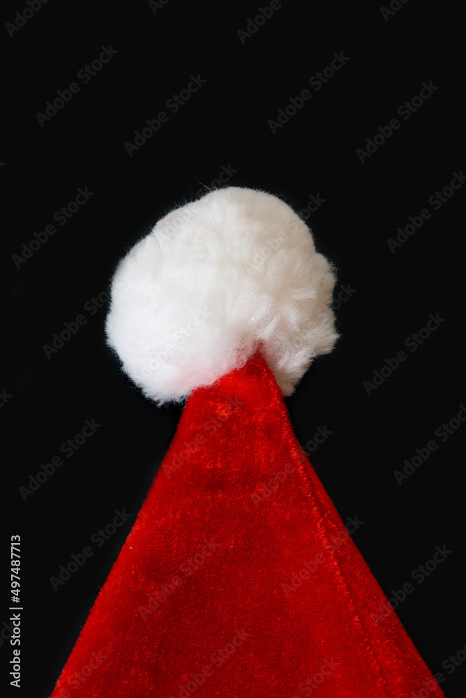 Traditional clothing red color Santa hat Traditional clothing red color Santa hat