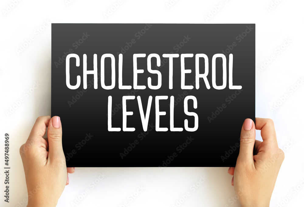 Cholesterol Levels text on card, medical concept for presentations and reports Cholesterol Levels text on card, medical concept for presentations and reports