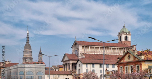 2022 March - historic buildings and architectural element in the city of Novara - Italy Piedmont