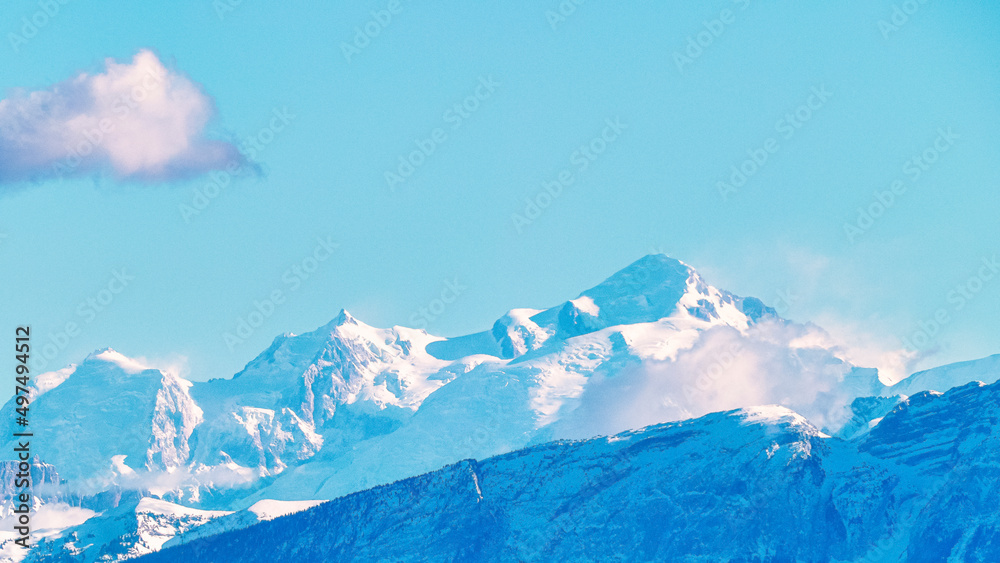 LE Mont-Blanc depuis Chambésy