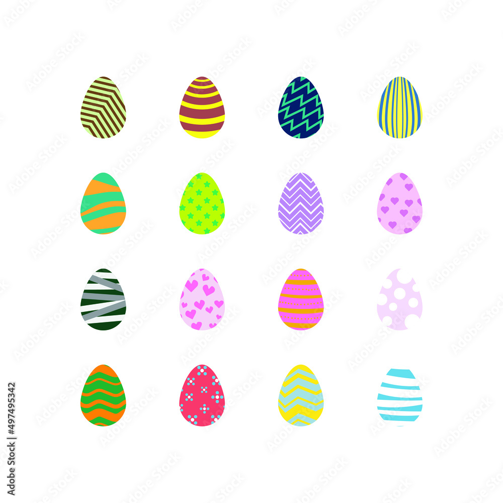 esther egg icons set vector for website esther egg icons set vector for website