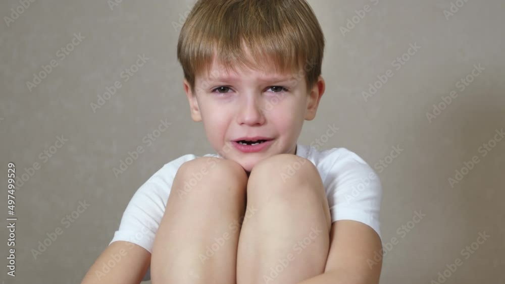 The baby boy is crying and angry. Resentment and anger The baby boy is crying and angry. Resentment and anger