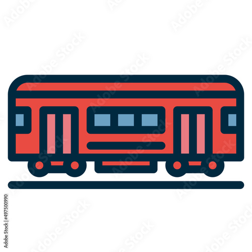 subway two tone icon
