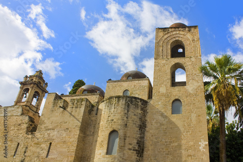 Church of Sant Giovanni degli Eremiti in Palermo, Sicily, Italy photo