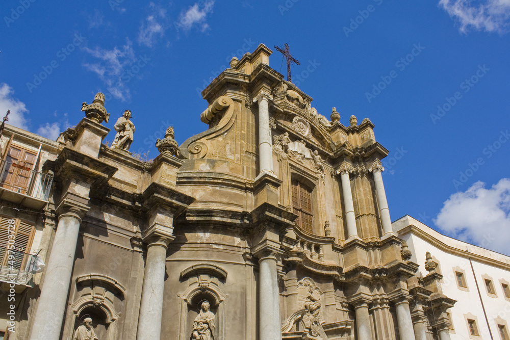 Church of Saint Anne della Misericordia in Palermo, Sicily, Italy	