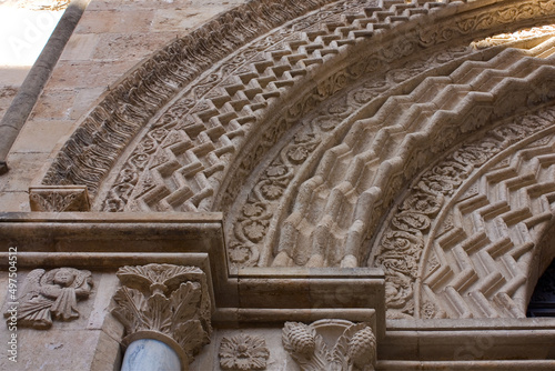 Fragment of Church Oratory of the Immacolatella in Palermo, Sicily, Italy photo