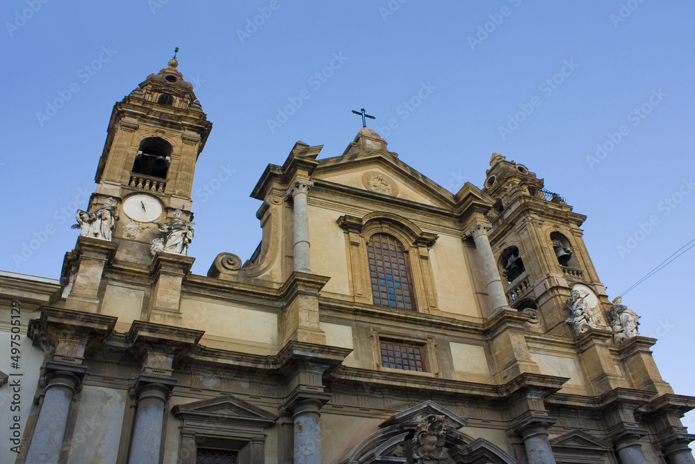 Church of St. Ignatius at Olivella in Palermo, Sicily, Italy