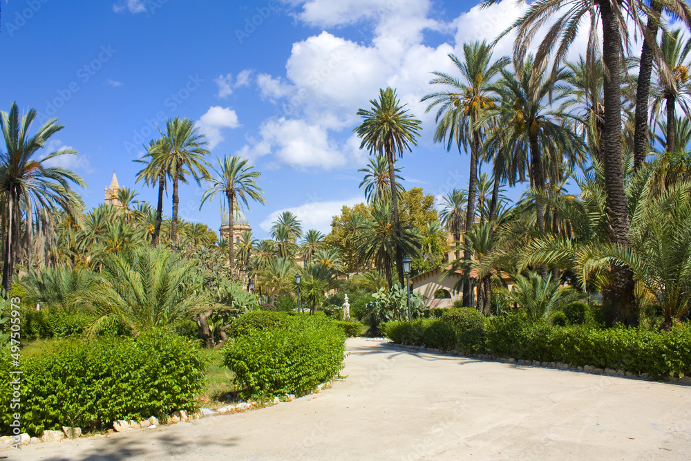 Park Villa Bonanno in Palermo, Sicily, Italy Park Villa Bonanno in Palermo, Sicily, Italy