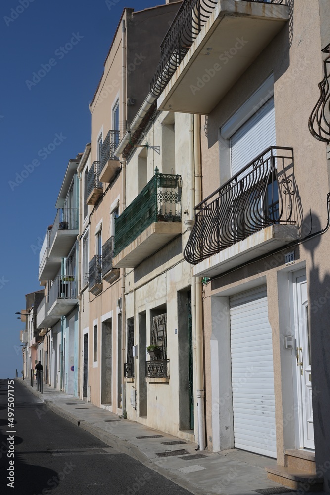Obraz premium Sète, étang de thau, port pointe courte