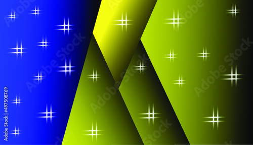 Abstract background modern hipster futuristic graphic. Yellow background with stripes. Stock Vector abstract background.