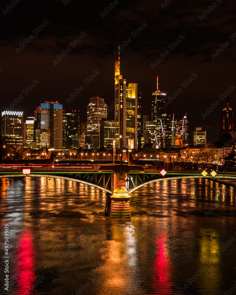 Obraz premium Frankfurt Skyline