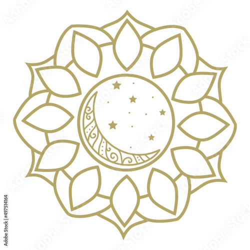 mandala moon