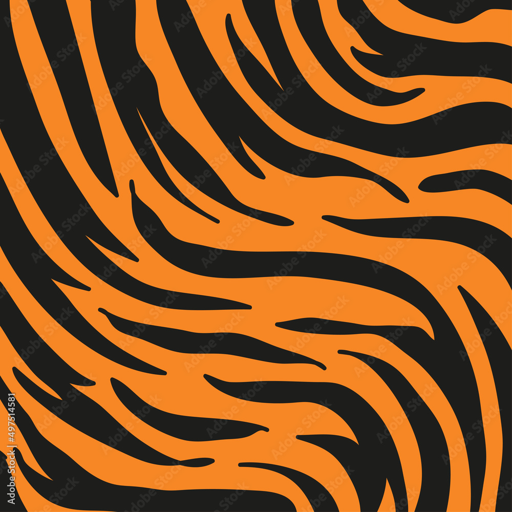 tiger stripes background for decorating the background of wild animals