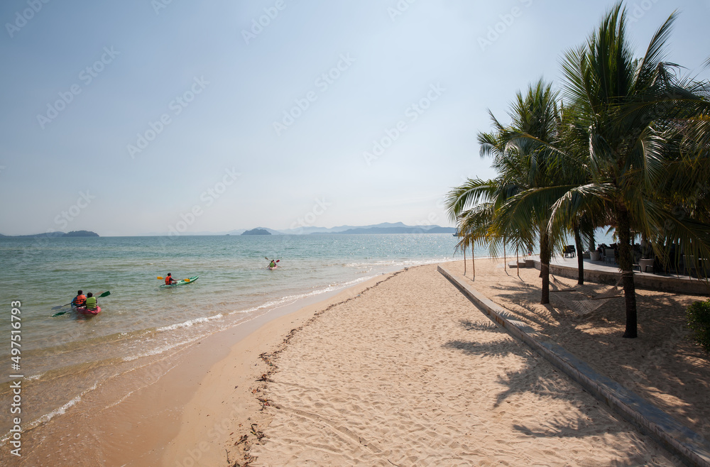 Koh Phayam Island in Ranong Province, Thailand, is famous for both its long fine white sandy beaches and for the cashew nuts which are grown on the Island