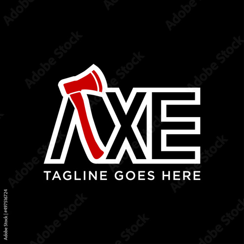 axe logo, axe icon element, axe illustration, axe silhouette