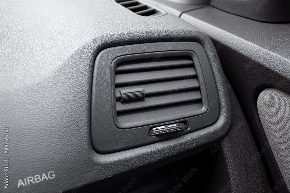 Car dashboard inside, interior details