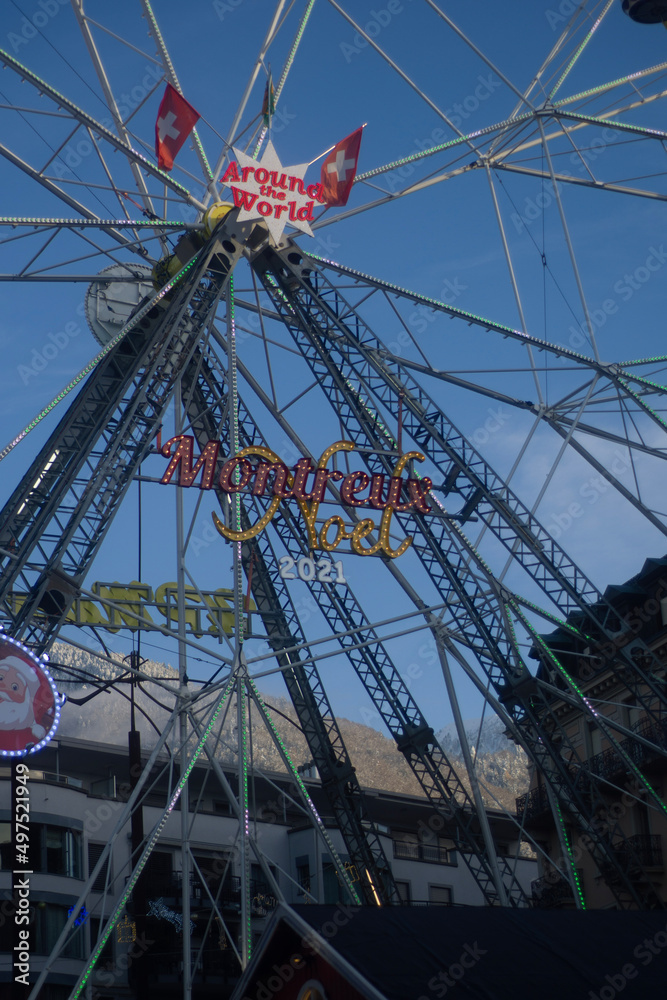 Fototapeta premium ferris wheel in the park
