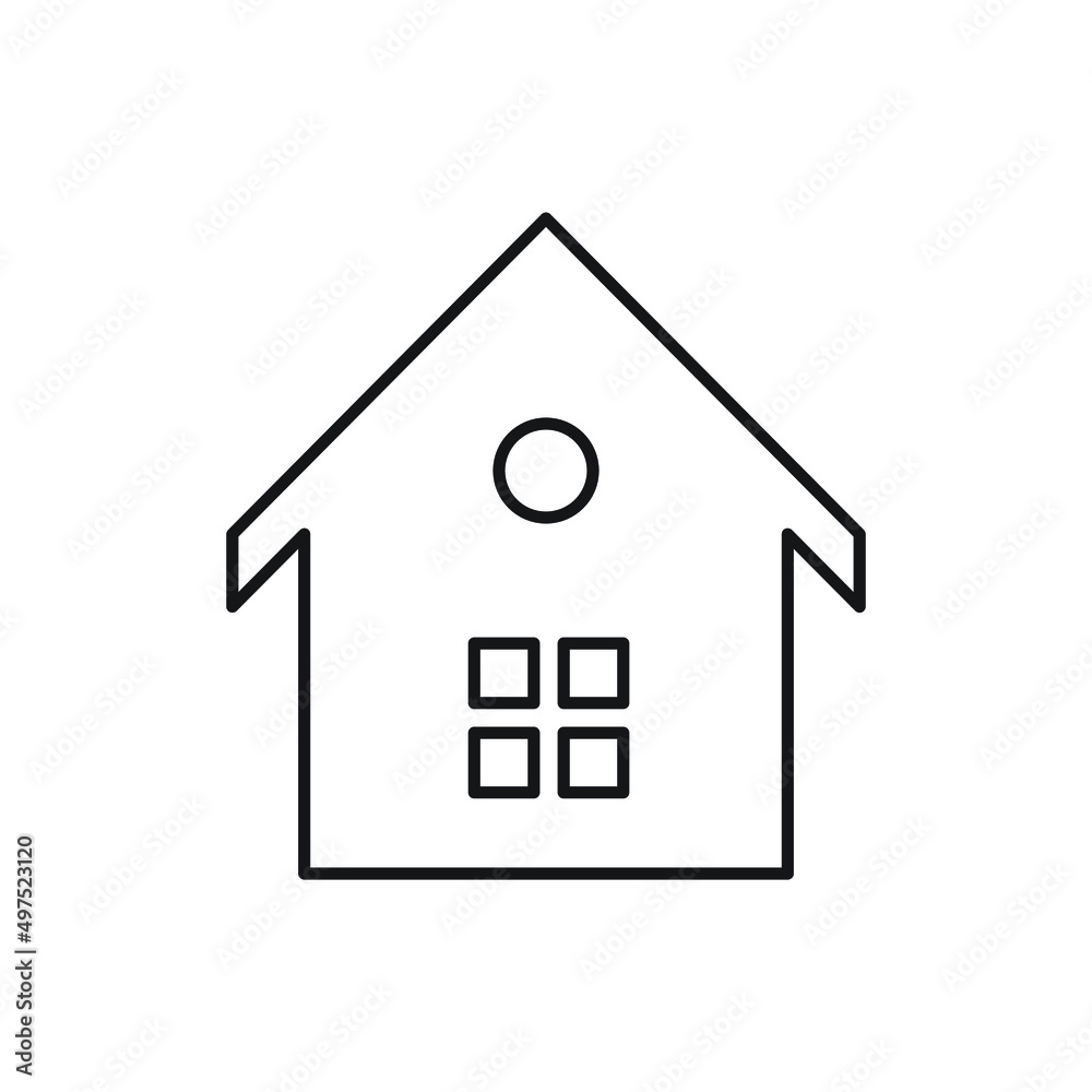 home icon for website, presentation symbol home icon for website, presentation symbol