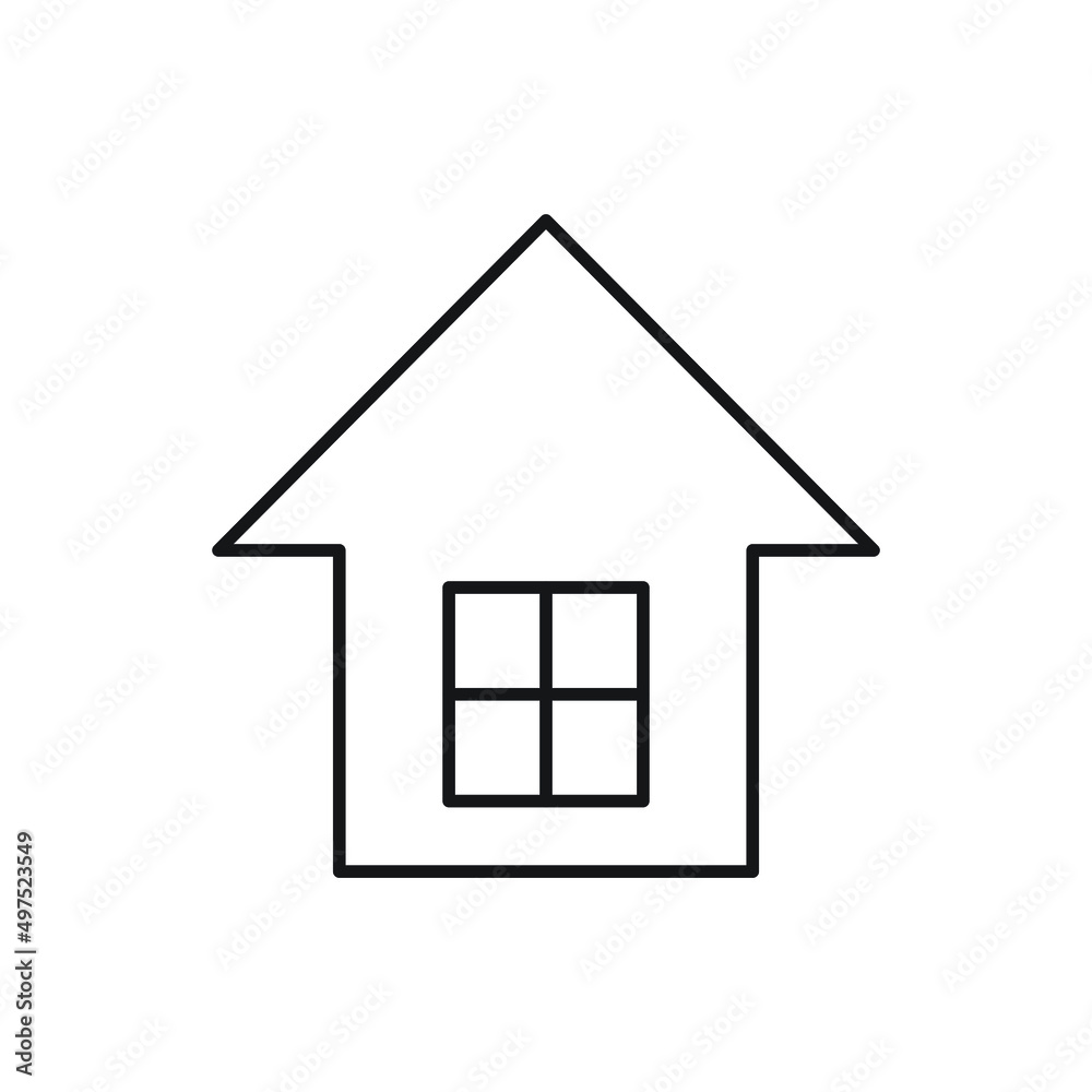 home icon for website, presentation symbol home icon for website, presentation symbol