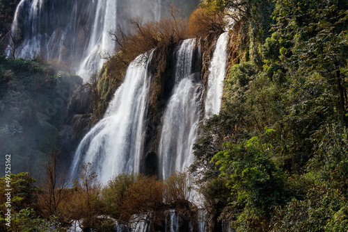 Thi lo su Waterfall,beautiful waterfall in deep in rain forest,Tak province, Thailand, © rbk365