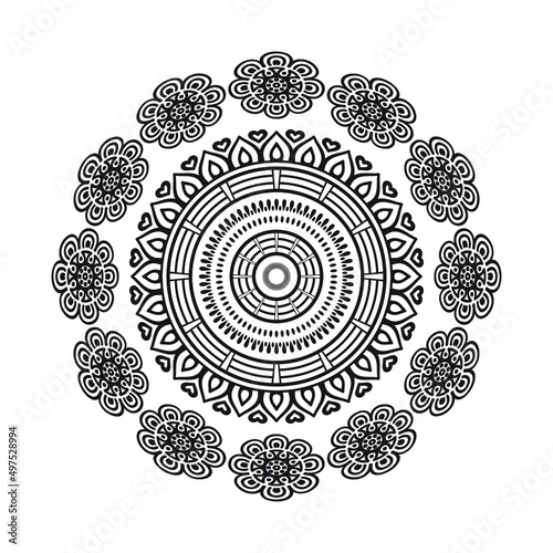 luxuary new style mandala design template