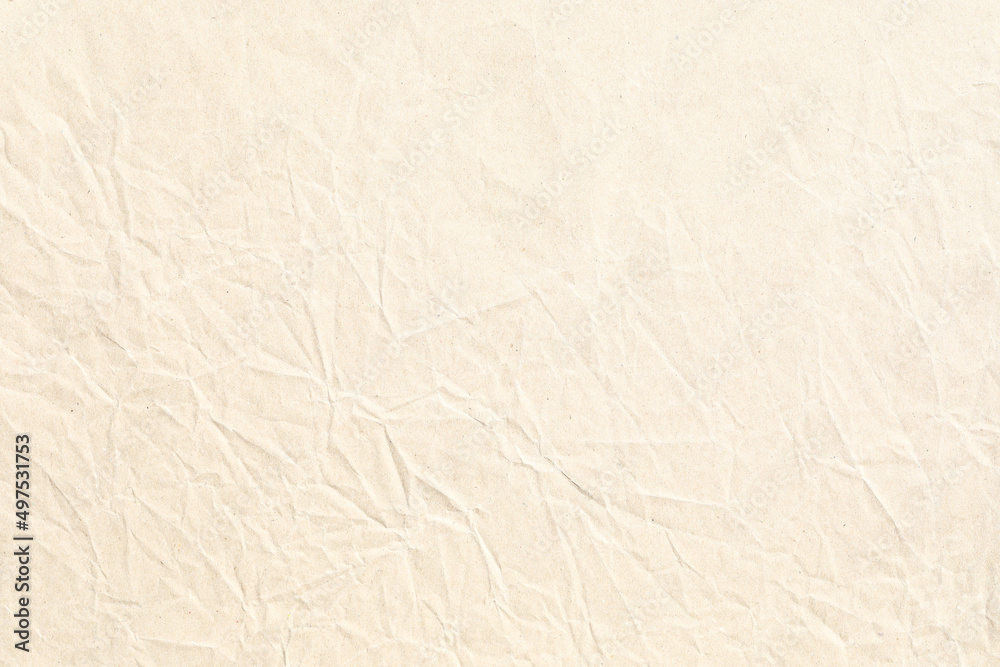 Pale brown crumpled paper background texture Pale brown crumpled paper background texture