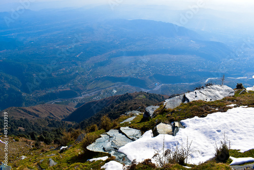 view from the top of the mountain