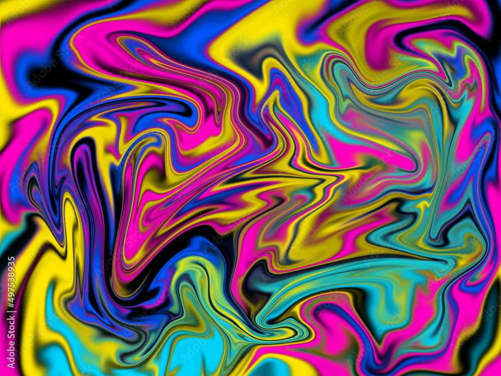 Liquid background illustration. Artistic cover design. Creative fluid color background